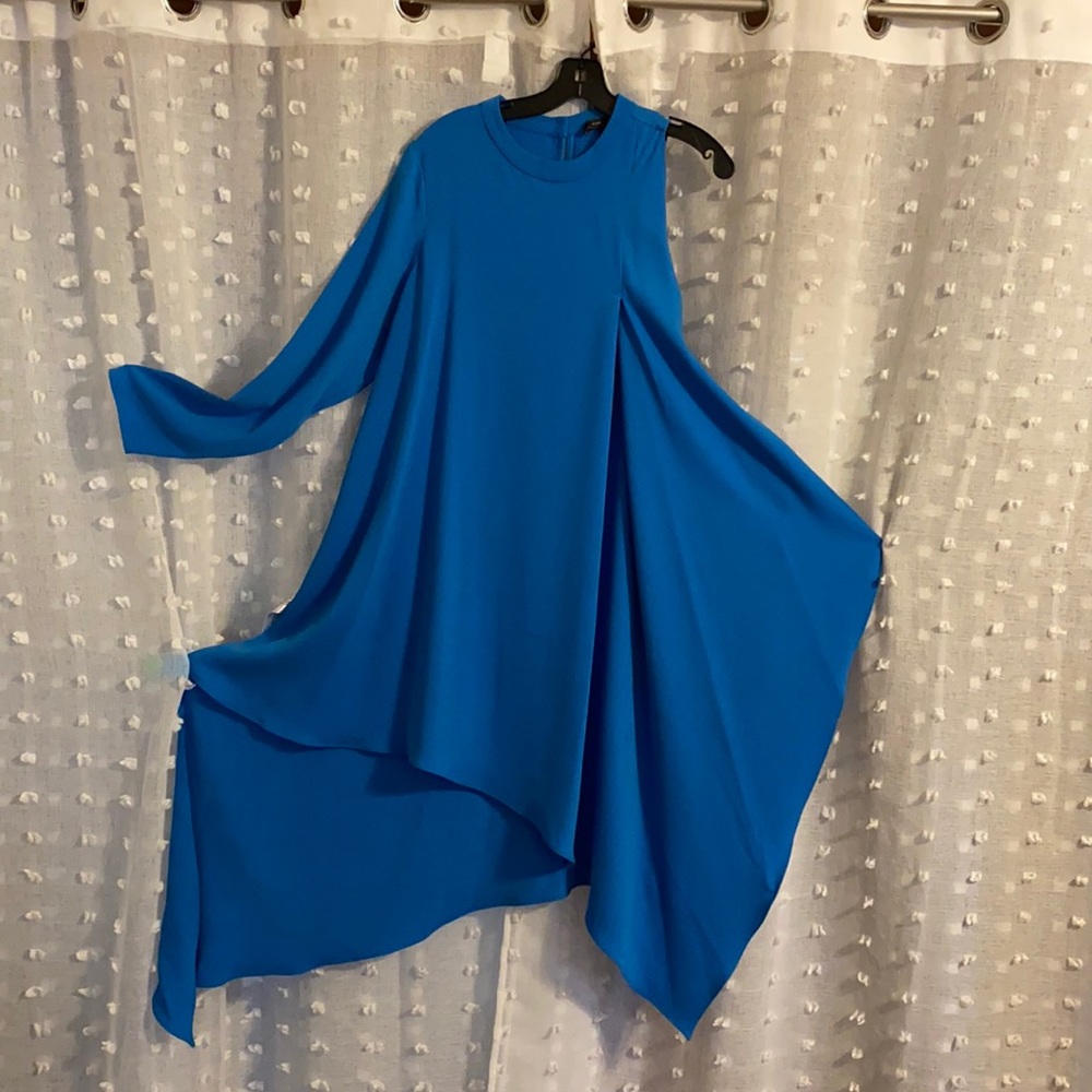 BCBG MAXAZRIA electric blue asymmetric